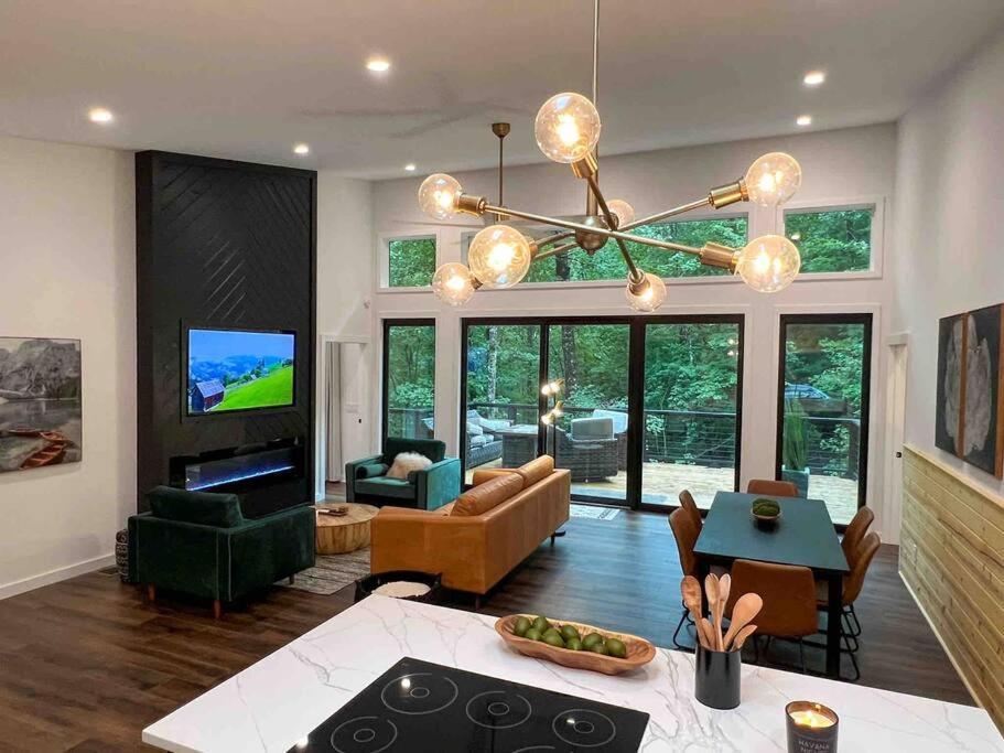 Sautee NacoocheeModern Mountain Getaway With Hot Tub, Fire Pit别墅 外观 照片